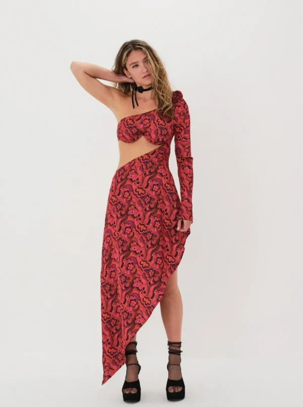 Woman For Love & Lemons Davina Maxi Dress