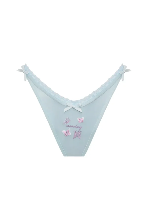 Woman For Love & Lemons Days Of The Week 7 Pack Thong Panty