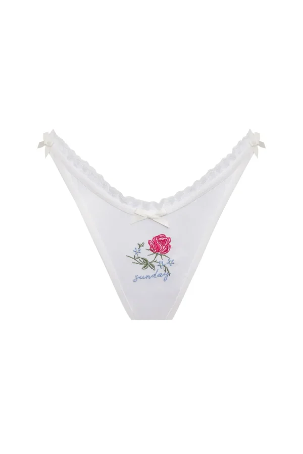Woman For Love & Lemons Days Of The Week 7 Pack Thong Panty