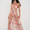 Woman For Love & Lemons Delaney Maxi Dress