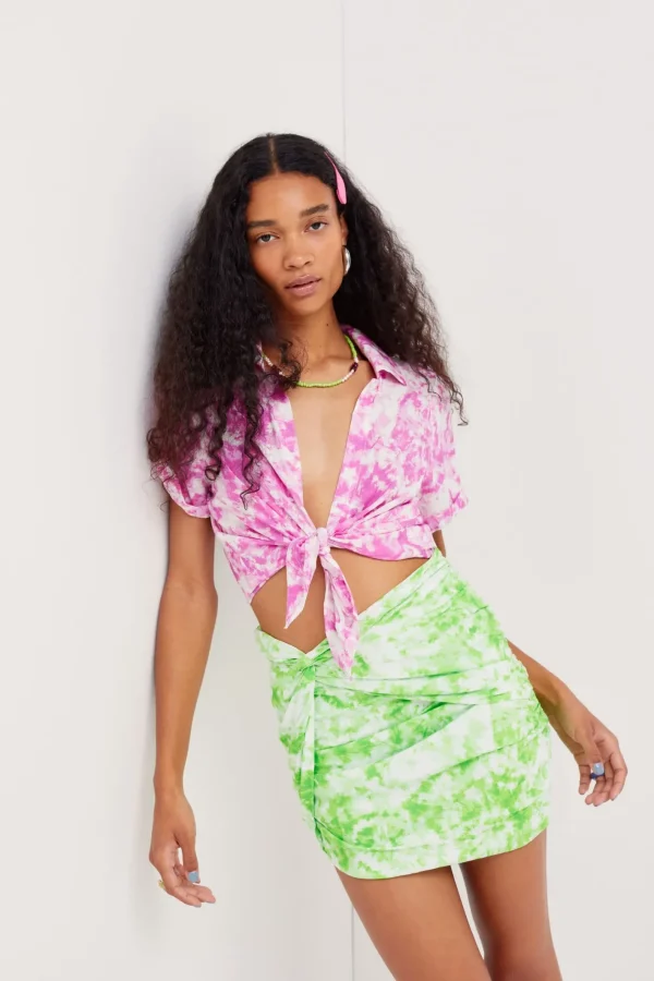 Woman For Love & Lemons Devon Mini Skirt