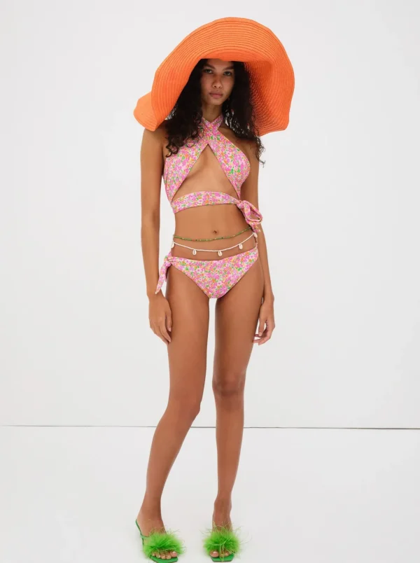 Woman For Love & Lemons Dixie Swim Top