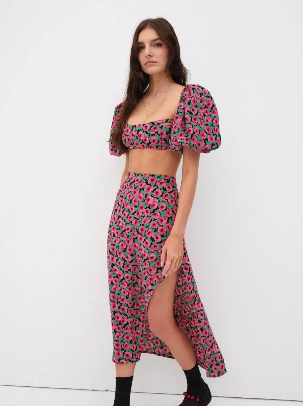 Woman For Love & Lemons Dolcetto Crop Top