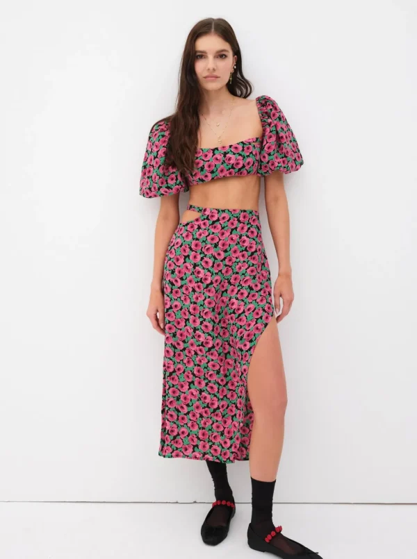 Woman For Love & Lemons Dolcetto Crop Top