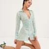 Woman For Love & Lemons Drea  Long Sleeve Mini Dress