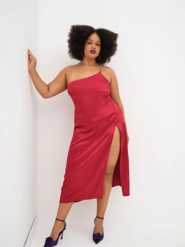 Woman For Love & Lemons Elora Midi Dress