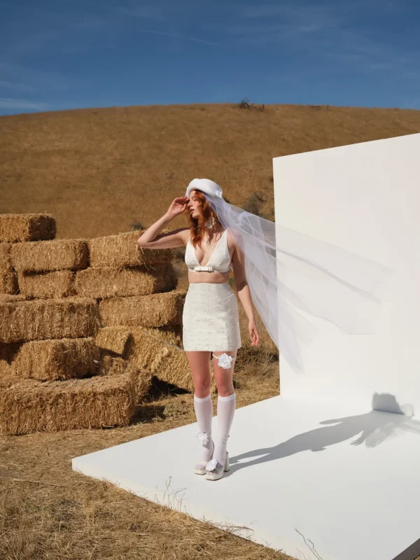 Woman For Love & Lemons Emery Mini Skirt