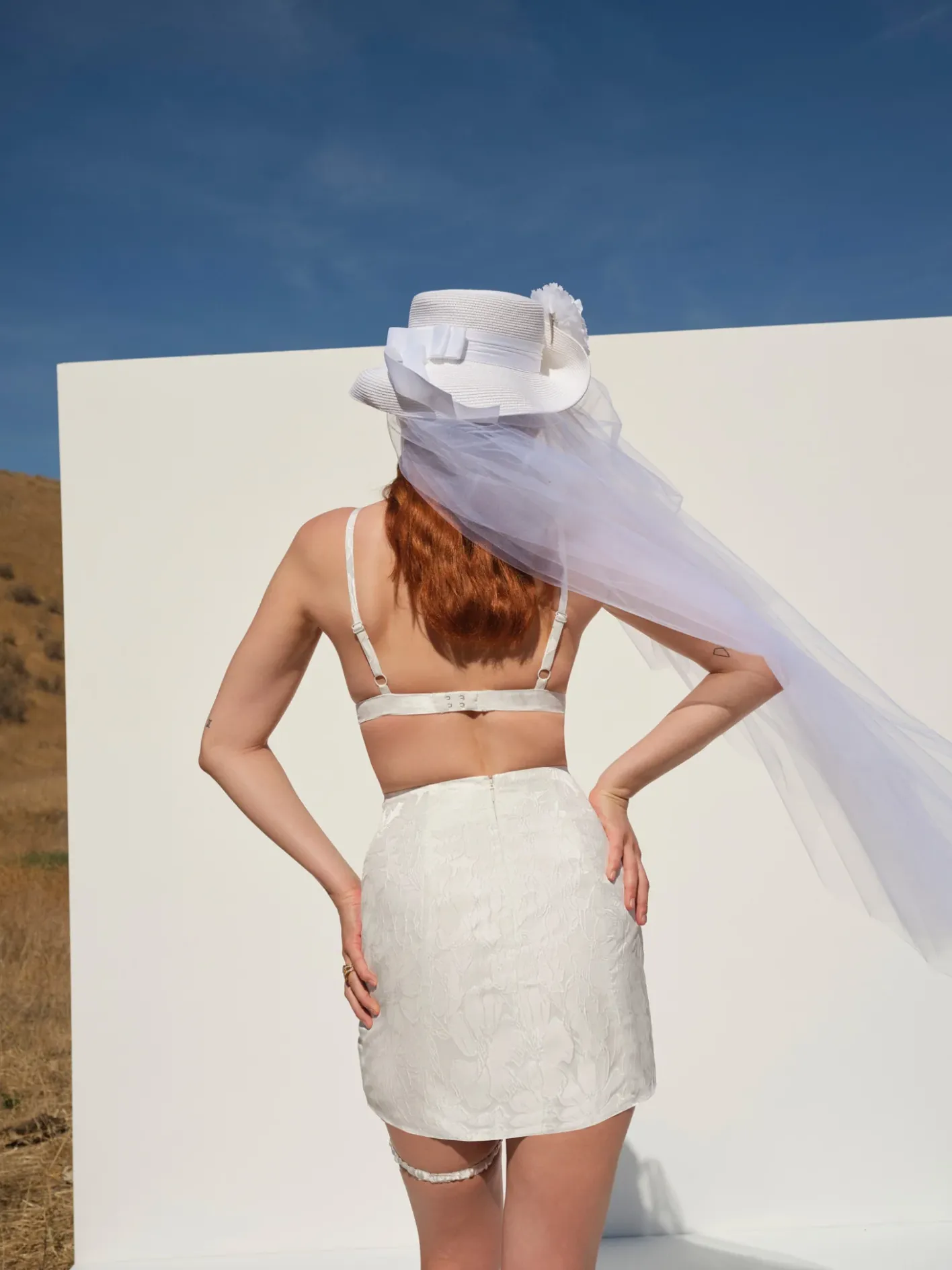 emery_mini_skirt_7.webp Woman For Love & Lemons Emery Mini Skirt