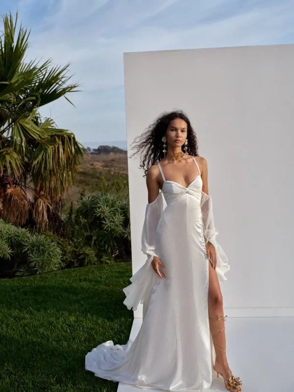 Woman For Love & Lemons Esme Bridal Gown