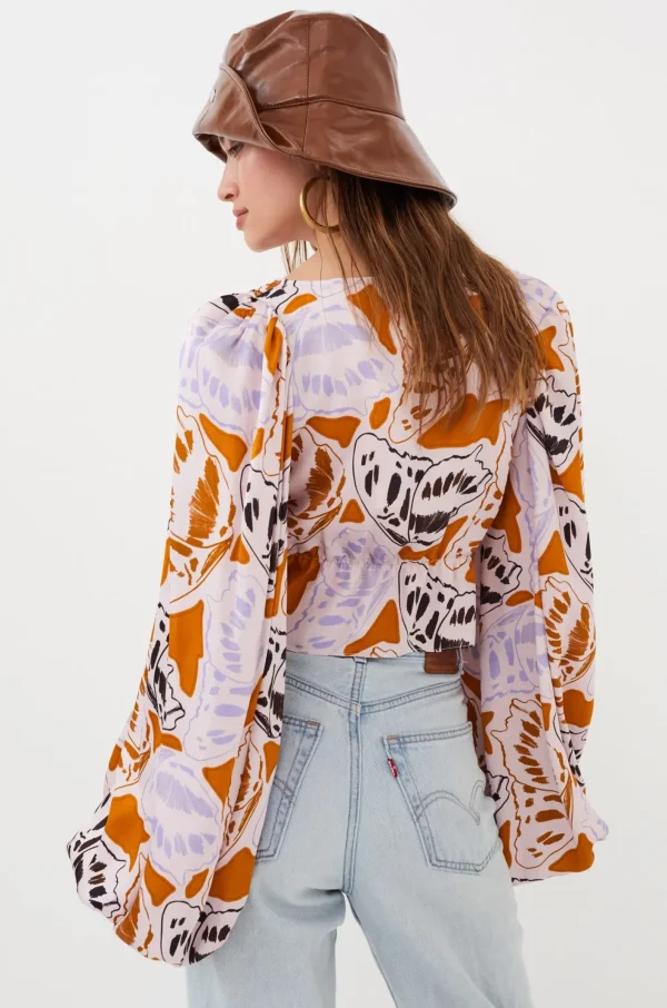 Woman For Love & Lemons Esmeralda Crop Top
