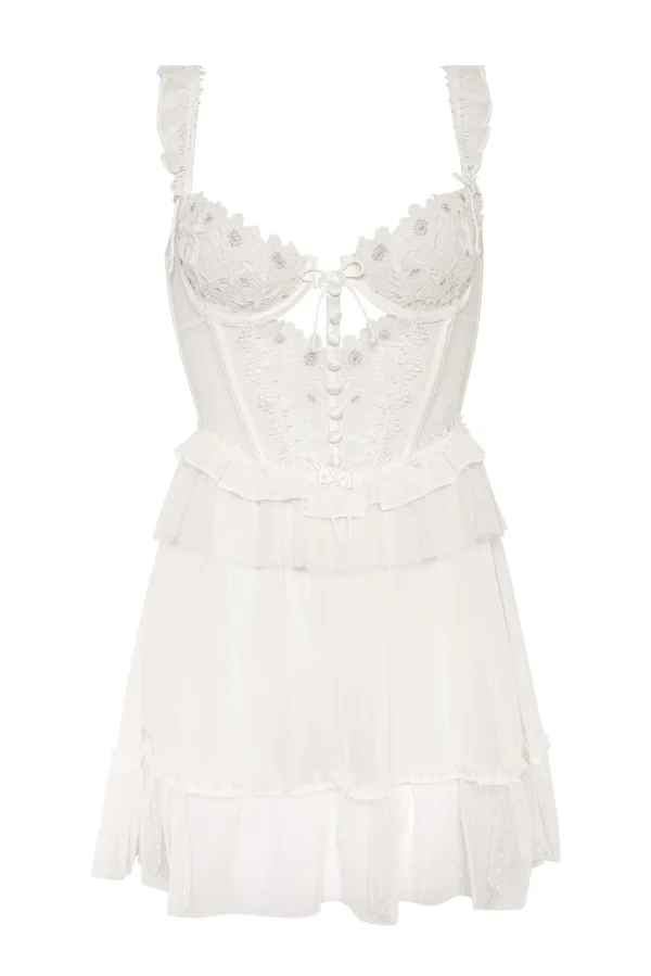 Woman For Love & Lemons Eternal Rose Slip Dress