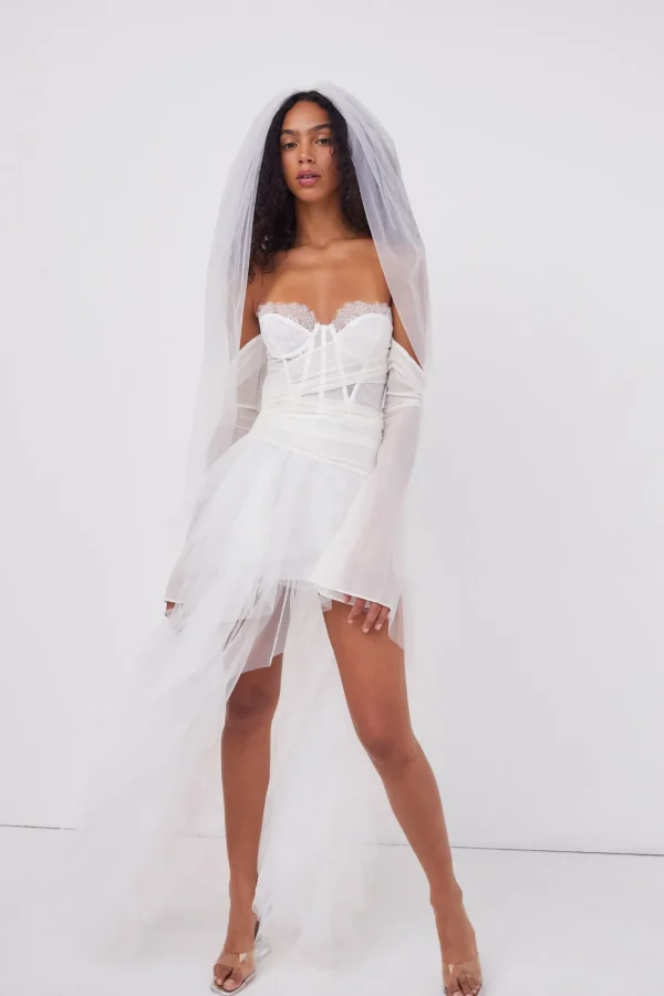 Woman For Love & Lemons Eve Bridal Gown