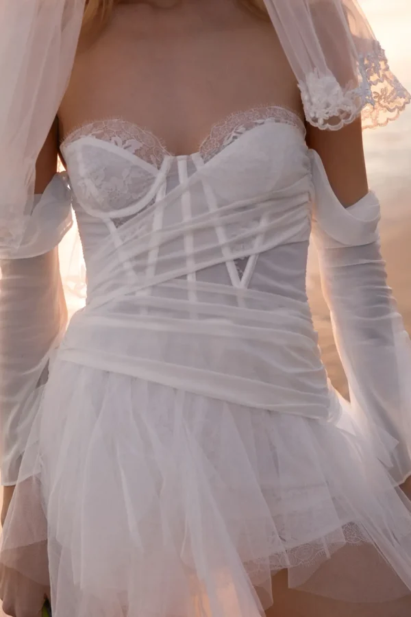 Woman For Love & Lemons Eve Bridal Gown