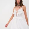 Woman For Love & Lemons Farmhouse Floral Slip Dress