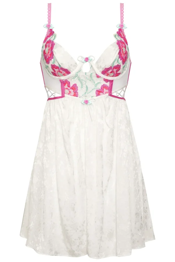 Woman For Love & Lemons Festival Floral Slip Dress