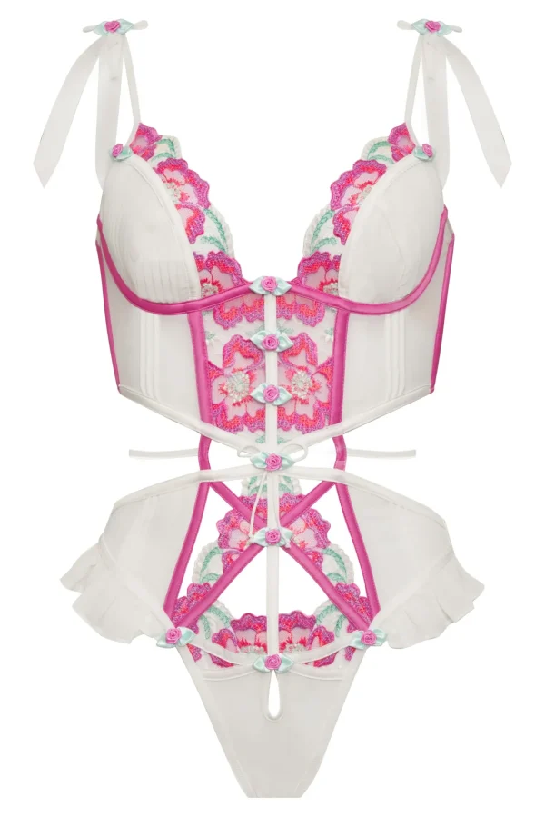 Woman For Love & Lemons Festival Floral Teddy