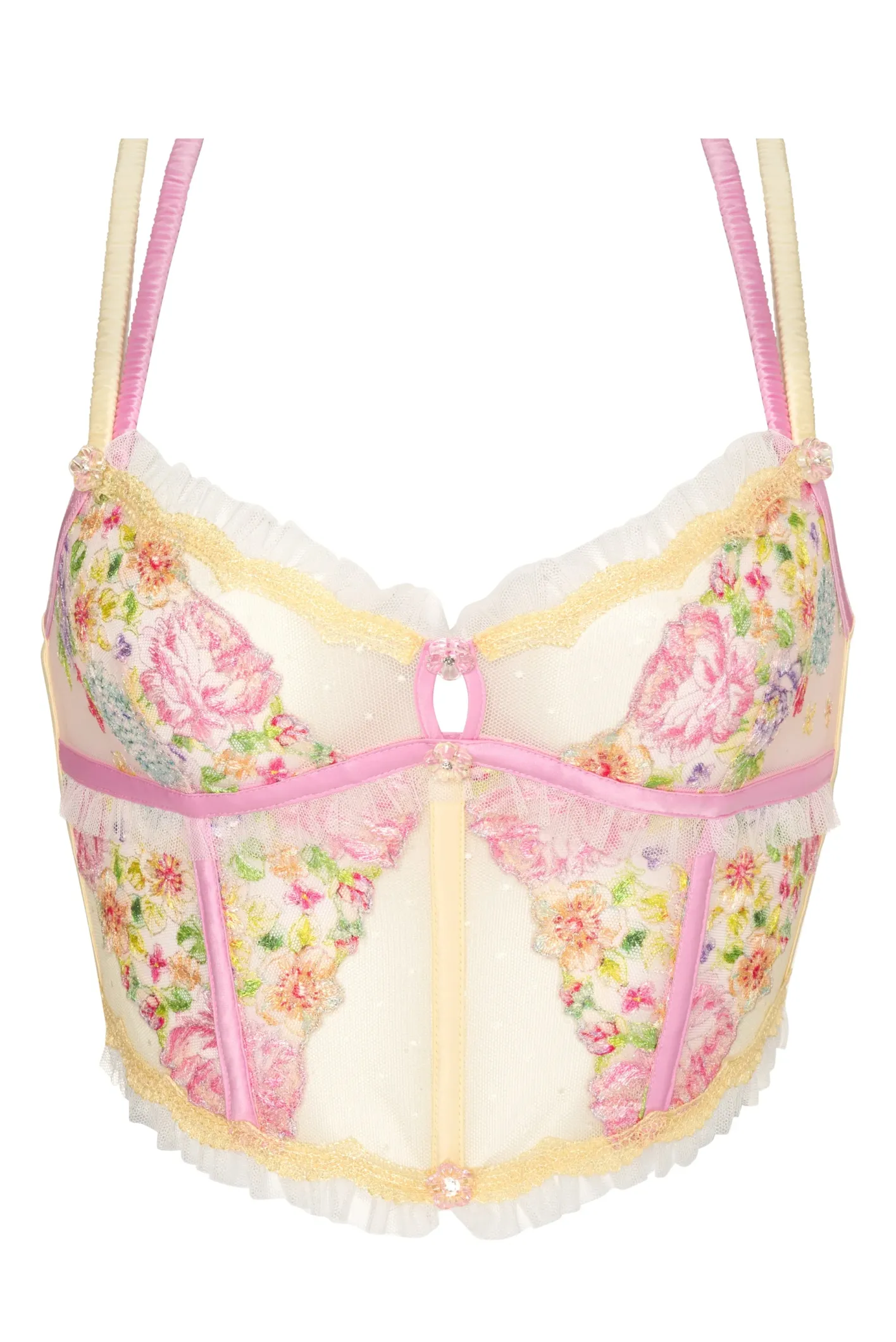 floral_frenzy_bustier_6.webp Woman For Love & Lemons Floral Frenzy Bustier
