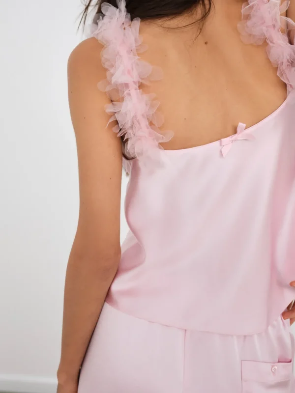 Woman For Love & Lemons Floral Trim Pj Set