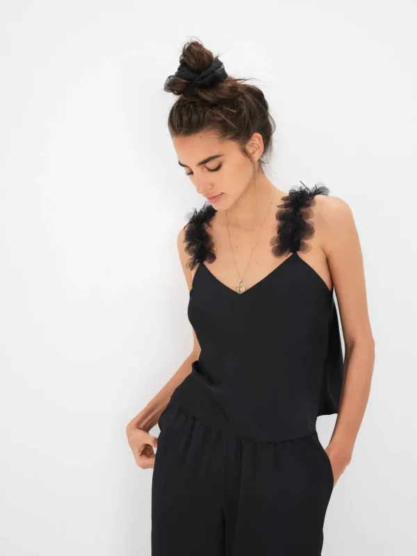 Woman For Love & Lemons Floral Trim Pj Set