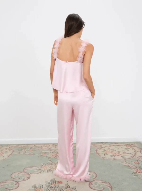 Woman For Love & Lemons Floral Trim Pj Set