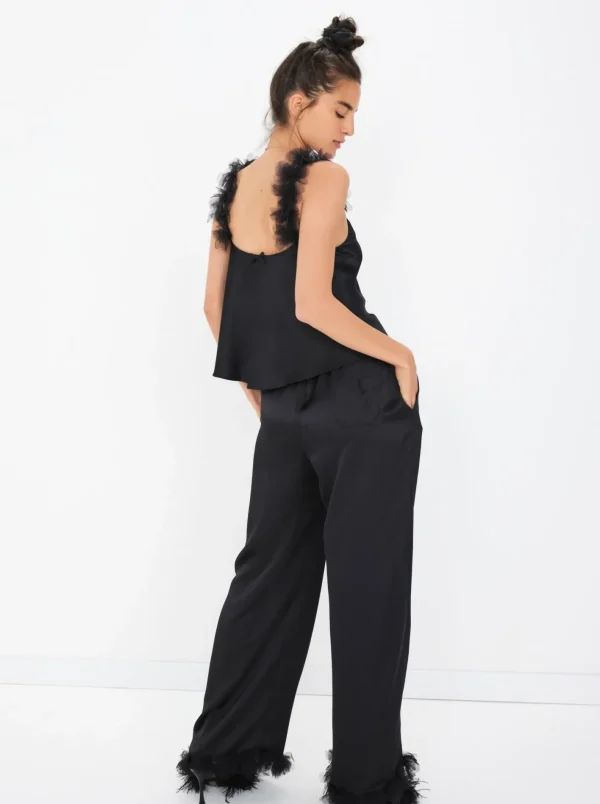 Woman For Love & Lemons Floral Trim Pj Set