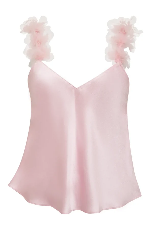 Woman For Love & Lemons Floral Trim Pj Set