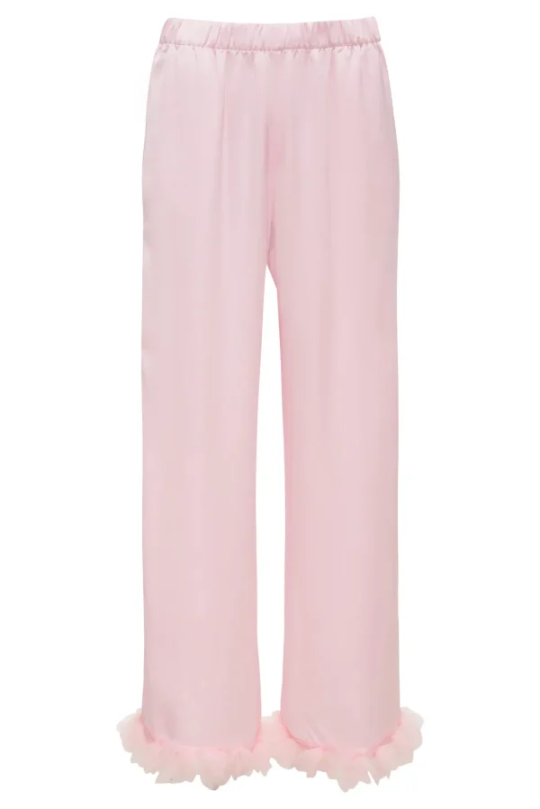 Woman For Love & Lemons Floral Trim Pj Set