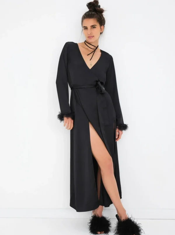 Woman For Love & Lemons Floral Trim Robe