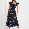 Woman For Love & Lemons Florentina Midi Dress