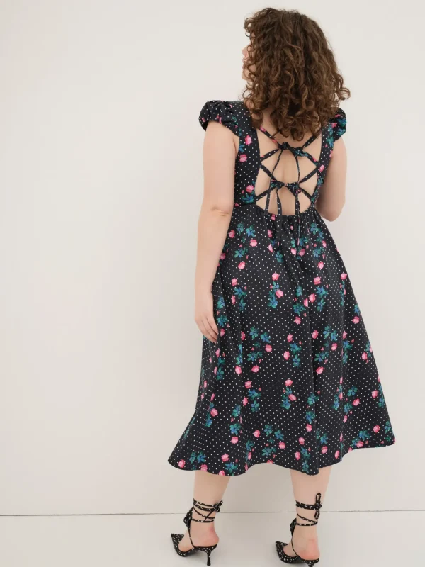 Woman For Love & Lemons Florentina Midi Dress