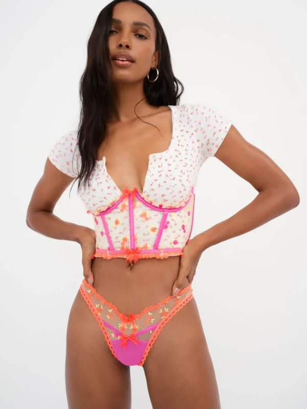 Woman For Love & Lemons Flowerbuds Corset