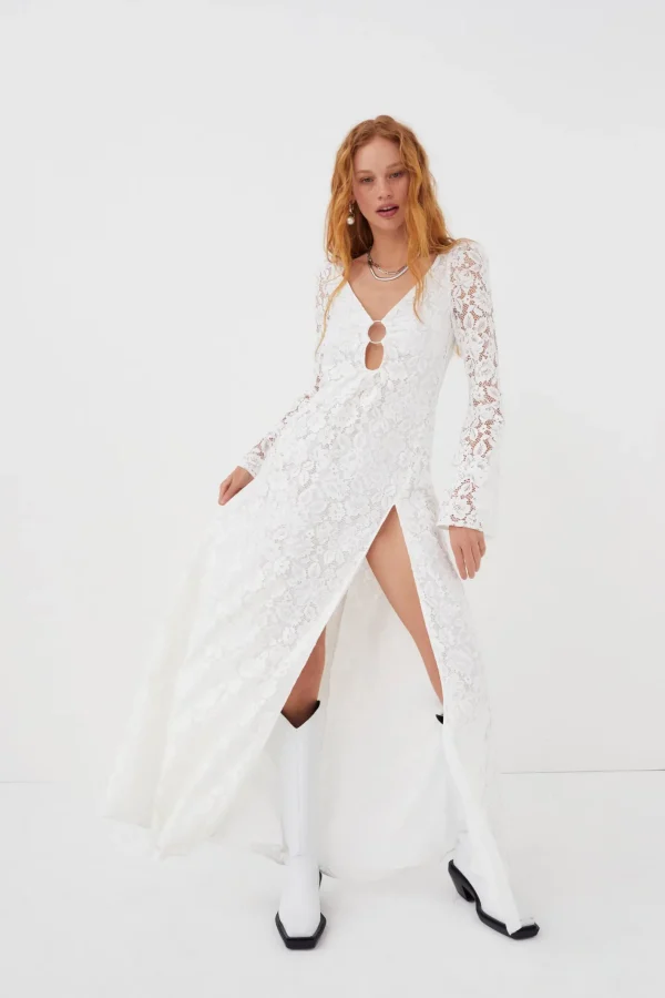 Woman For Love & Lemons Frances Maxi Dress