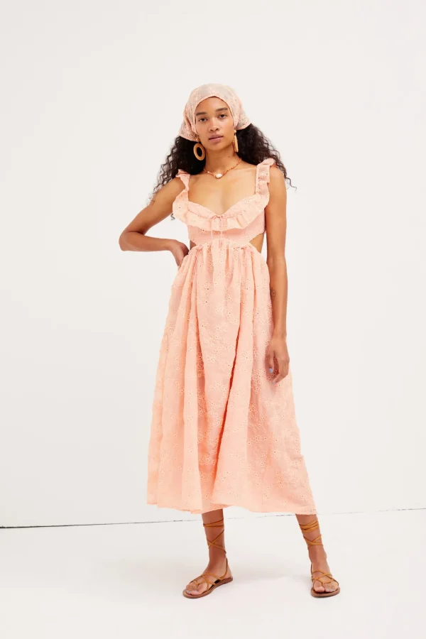 Woman For Love & Lemons Frances Midi Dress