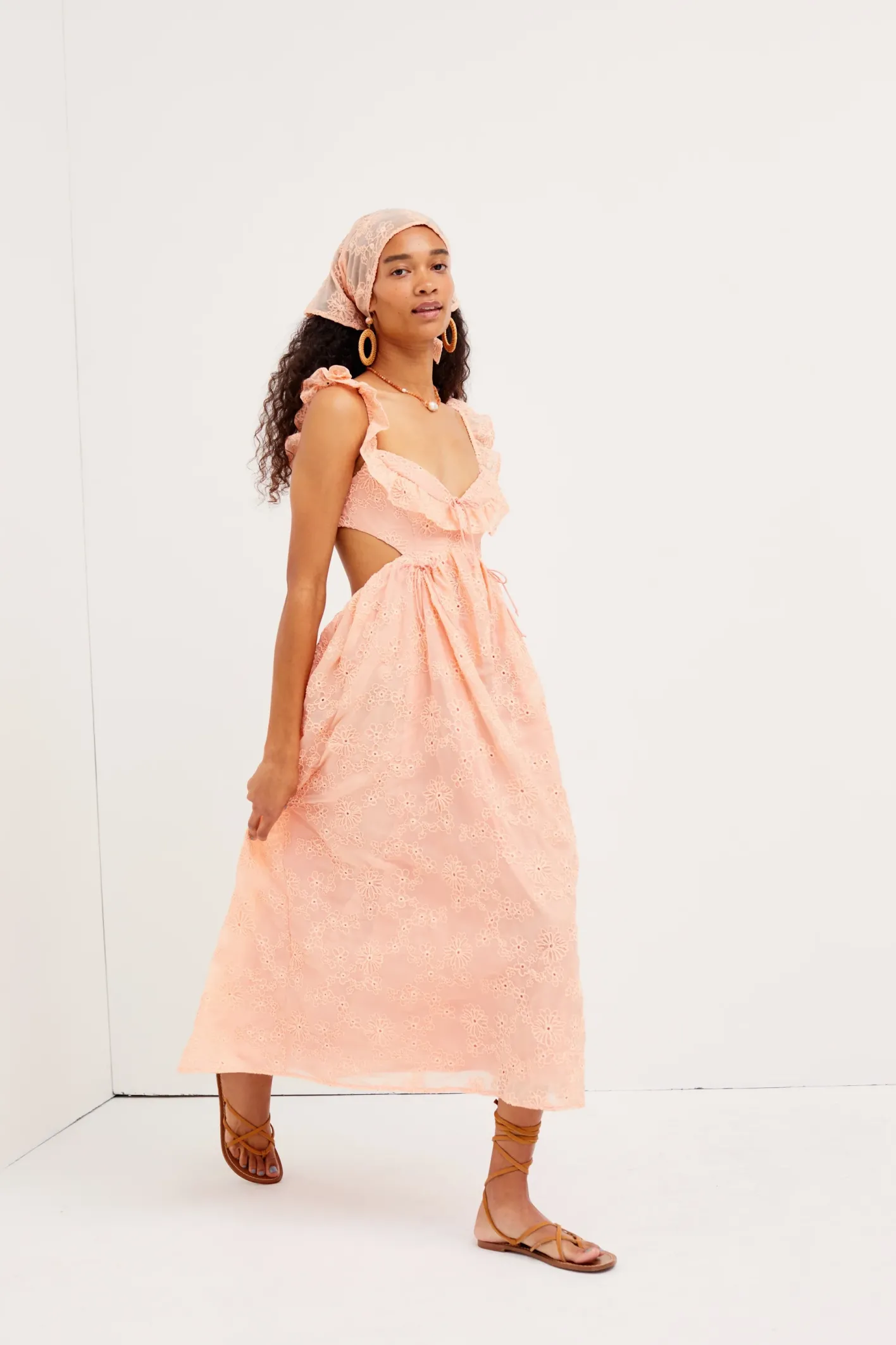 frances_midi_dress_2.webp Woman For Love & Lemons Frances Midi Dress