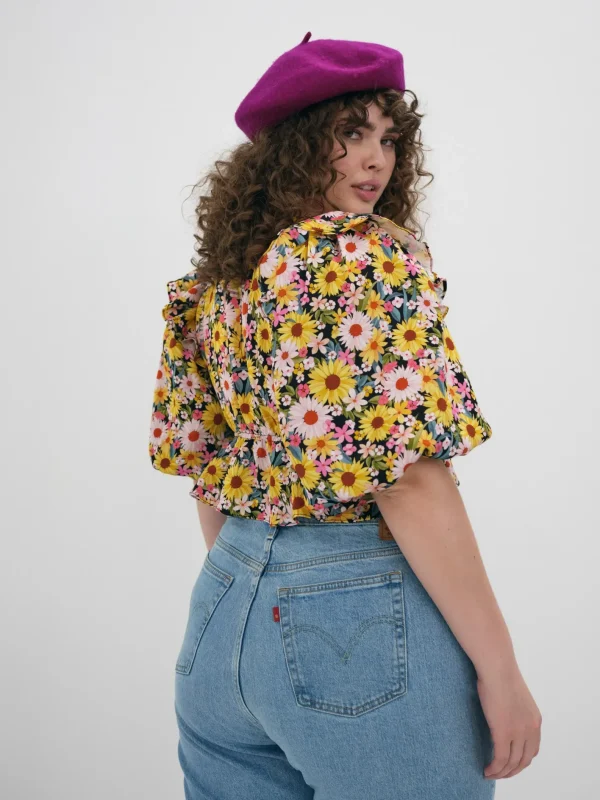 Woman For Love & Lemons Glenn Crop Top