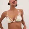 Woman For Love & Lemons Glitter Garden Bralette