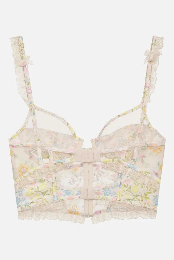 Woman For Love & Lemons Glitter Garden Bustier