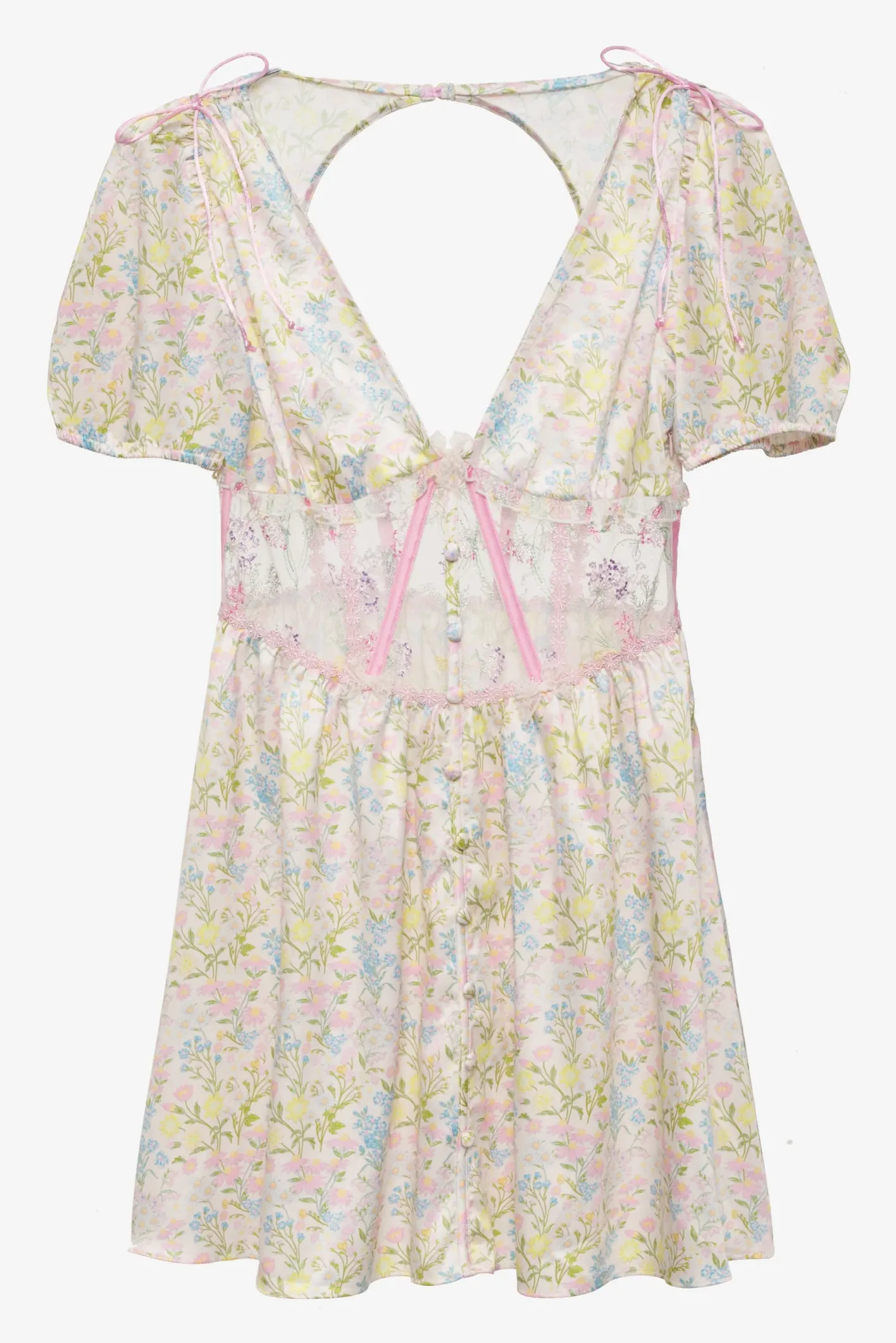 glitter_garden_cap_sleeve_4.webp Woman For Love & Lemons Glitter Garden Cap Sleeve Dress