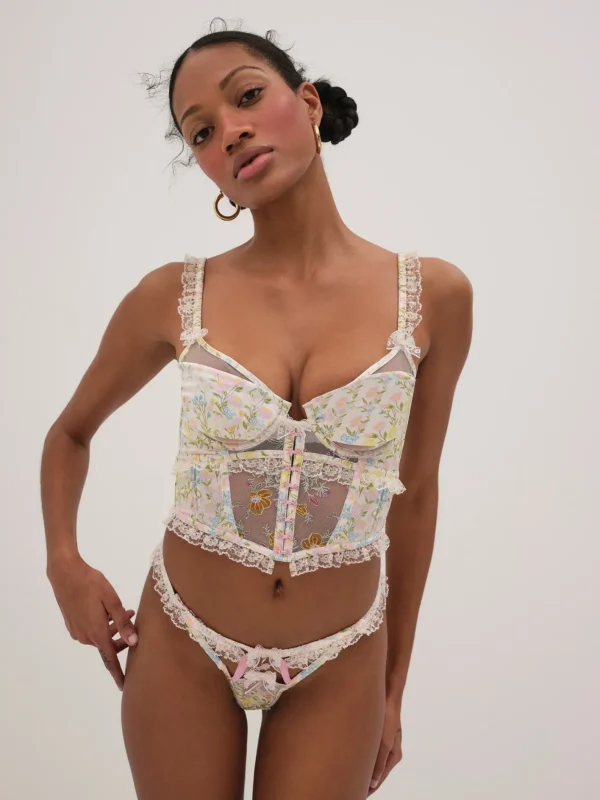 Woman For Love & Lemons Glitter Garden Panty