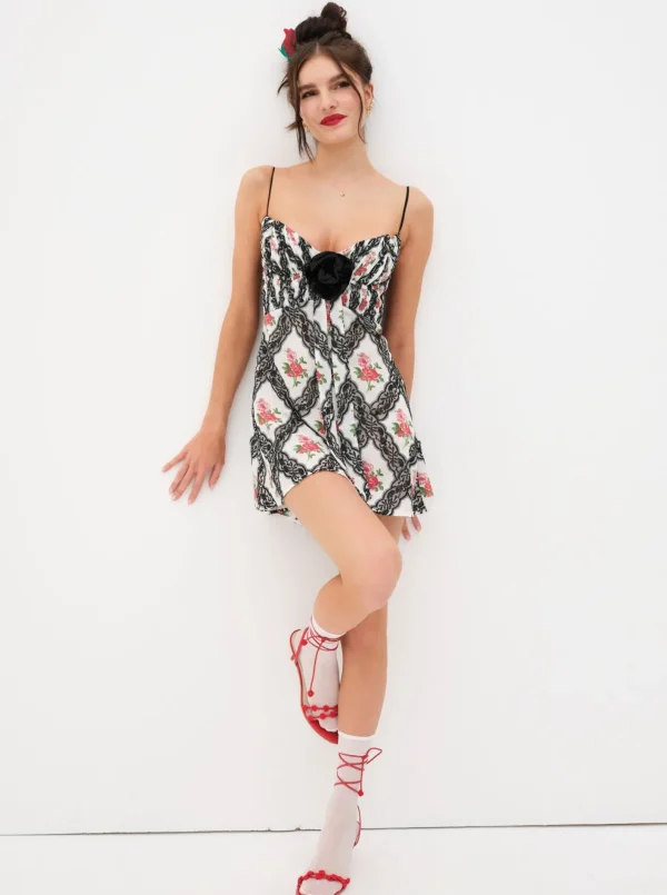 Woman For Love & Lemons Greta Mini Dress