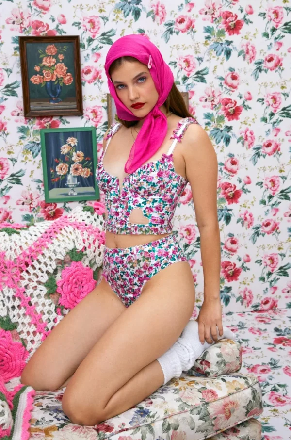 Woman For Love & Lemons Heart Bloom Bustier