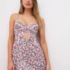Woman For Love & Lemons Heart Bloom Slip Dress