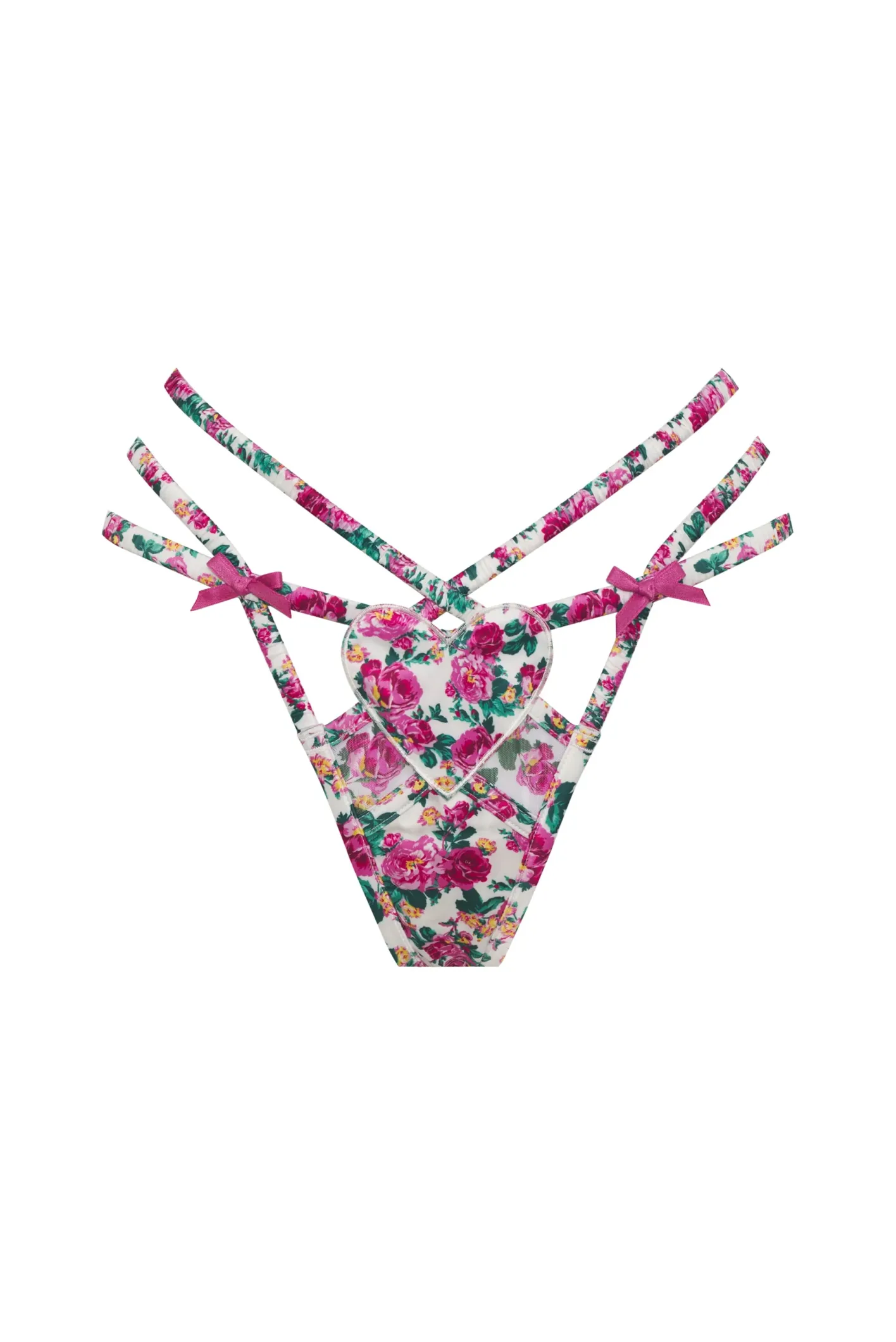 heart_bloom_thong_panty_1.webp Woman For Love & Lemons Heart Bloom Thong Panty