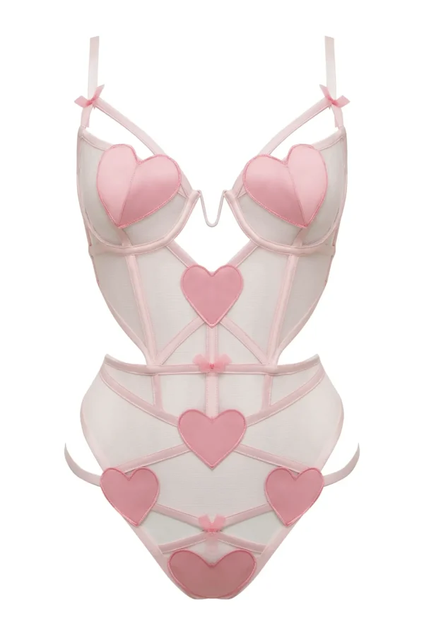 Woman For Love & Lemons Heart Bodysuit