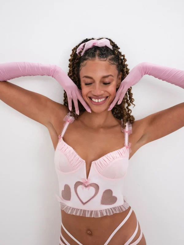 Woman For Love & Lemons Heart Bustier