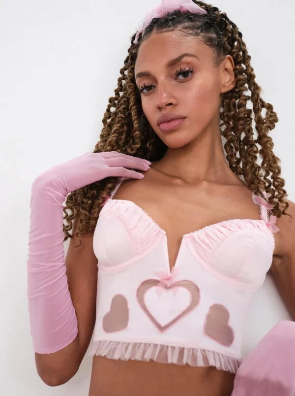 Woman For Love & Lemons Heart Bustier