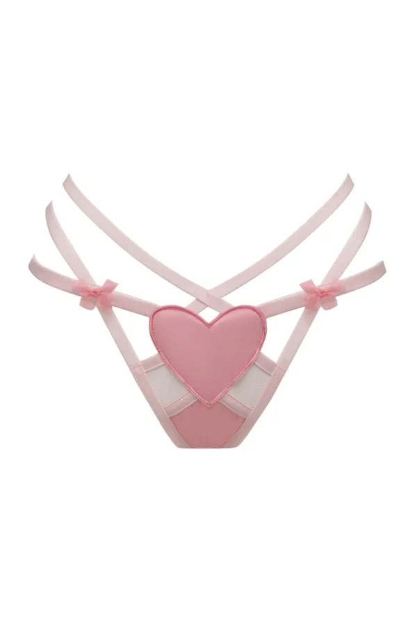 Woman For Love & Lemons Heart Thong Panty