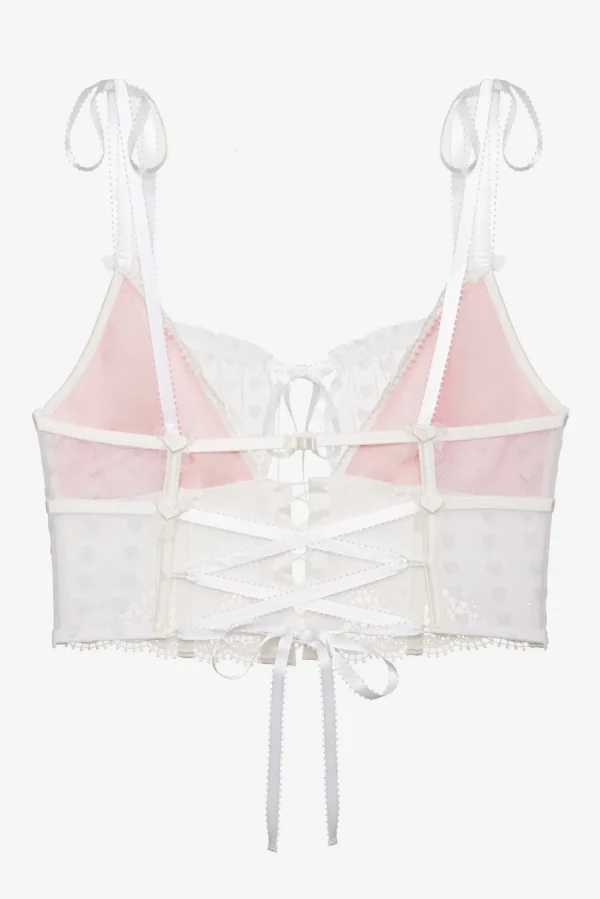 Woman For Love & Lemons Heart Window Bustier