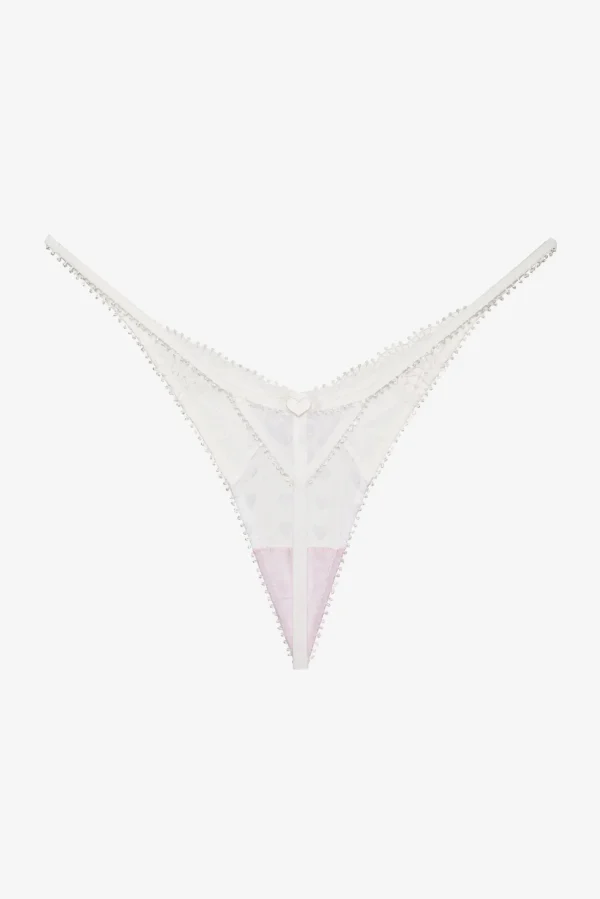 Woman For Love & Lemons Heart Window Thong Panty