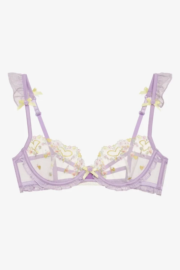 Woman For Love & Lemons Heart Wreath Underwire Bra